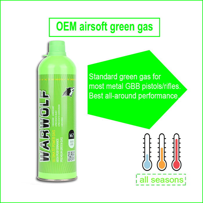 1.0 MPa Airsoft Green Gas