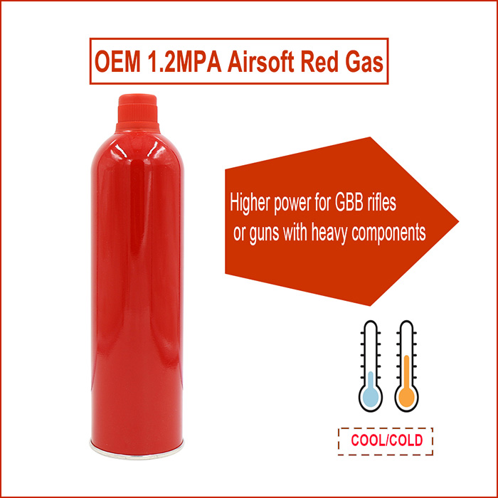 1.2 MPa Airsoft Red Gas