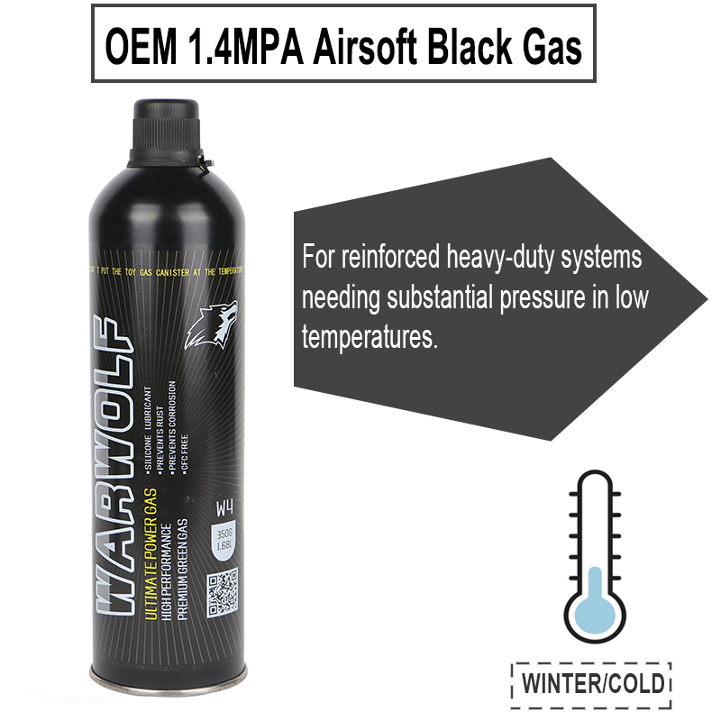 oem 1.4MPA airsoft black gas