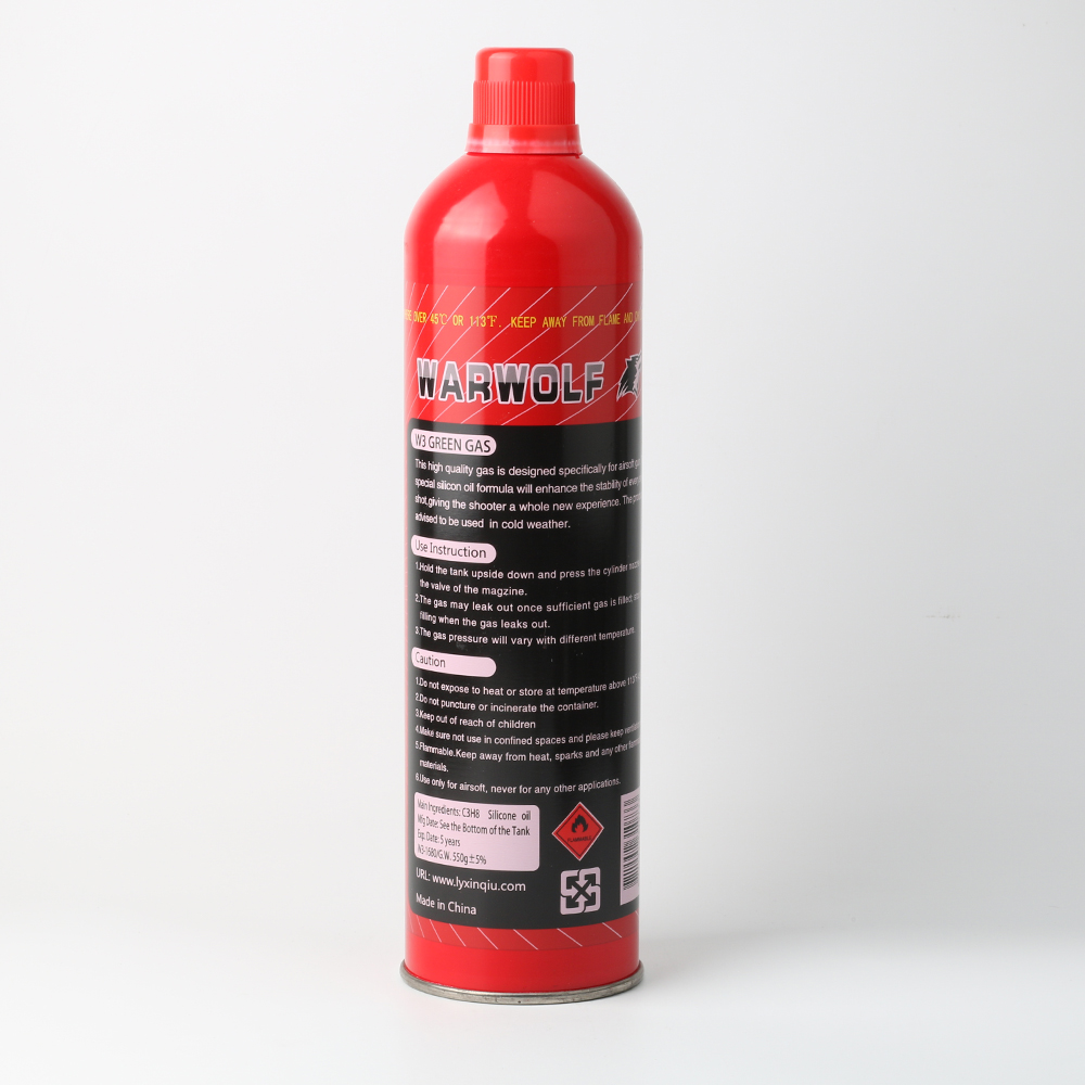 Airsoft Red Gas Supply and Manufacturing